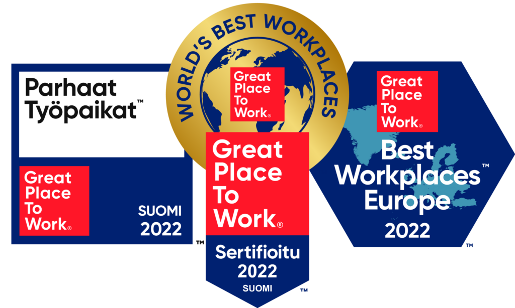 Suomen, Euroopan ja Maailman Parhaat Työpaikat listaukset