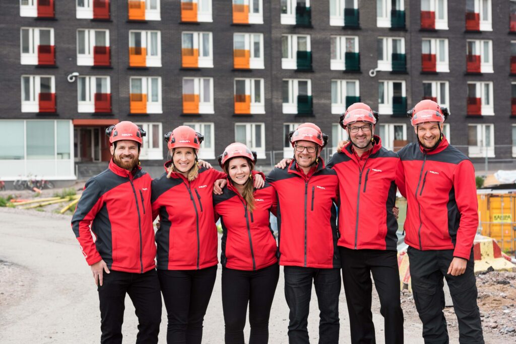"Group of Hilti´s employees"