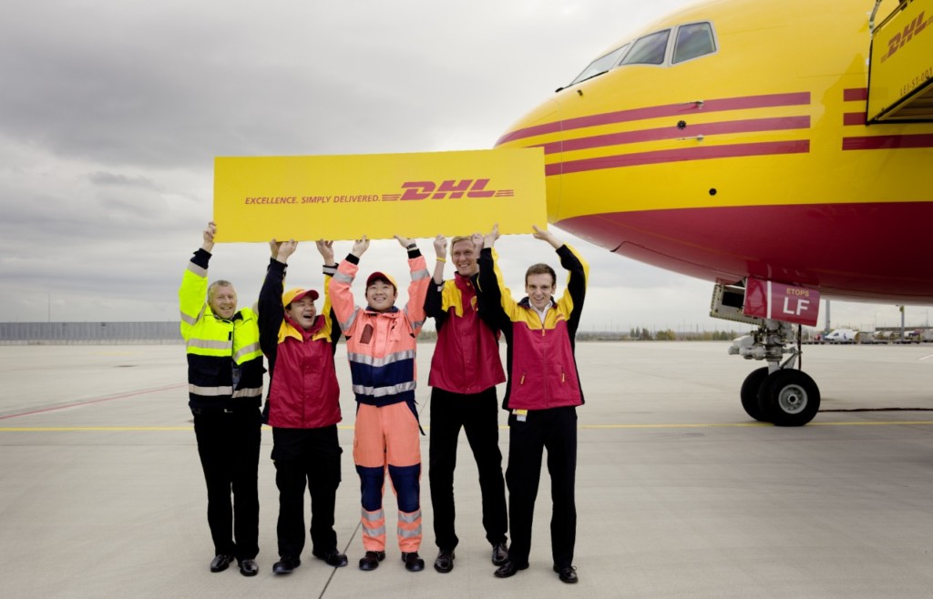 "Five employees of DHL Express"